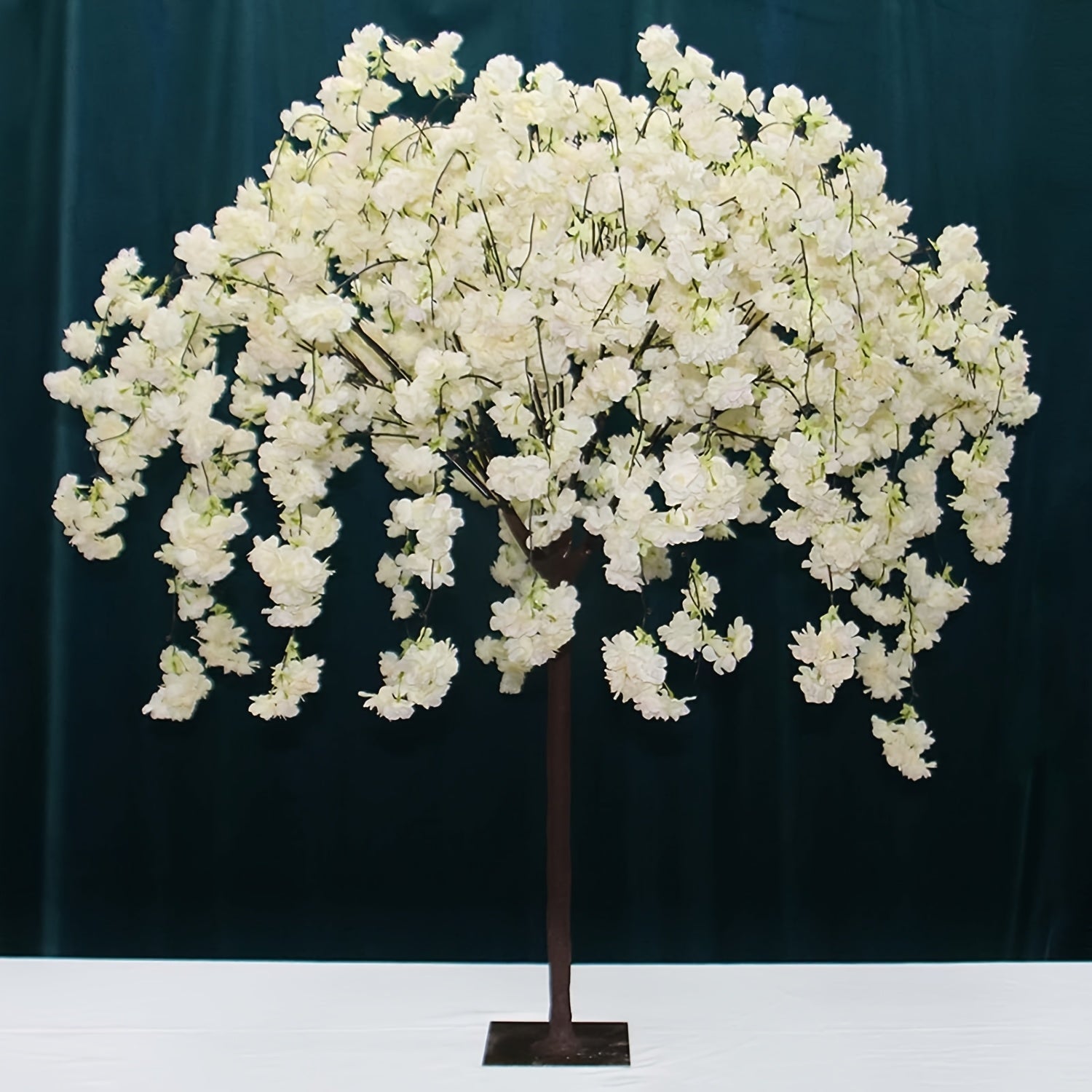 Artificial Flower Cherry Blossoms Tree Wedding Decoration Cherry Blossom Branch Home Garden Decor Desktop Artificiales Tree