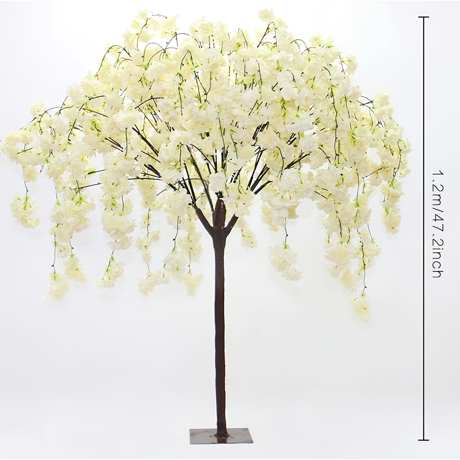 Artificial Flower Cherry Blossoms Tree Wedding Decoration Cherry Blossom Branch Home Garden Decor Desktop Artificiales Tree