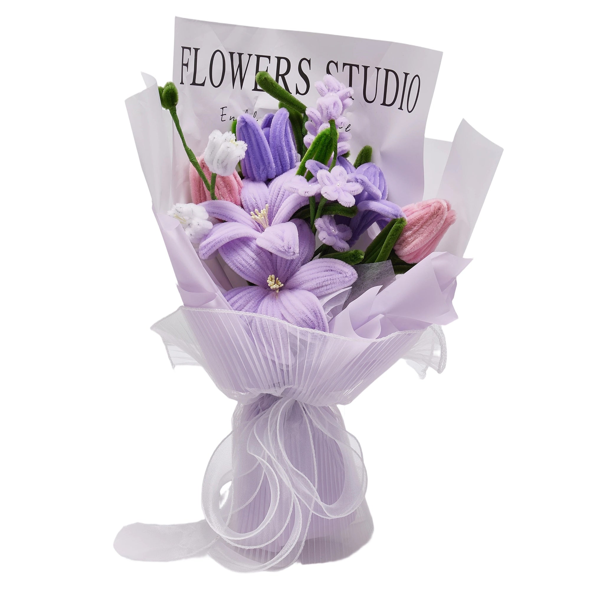 Handmade Twisted Rods Artificial Flower Bouquet - Preserved Forever Roses Suitable for Weddings, Valentine's Day, Easter & Spring Decorations, Plastic Wedding Centerpieces, Bouquets for, No Maintenance Required, Year-Round Decoration