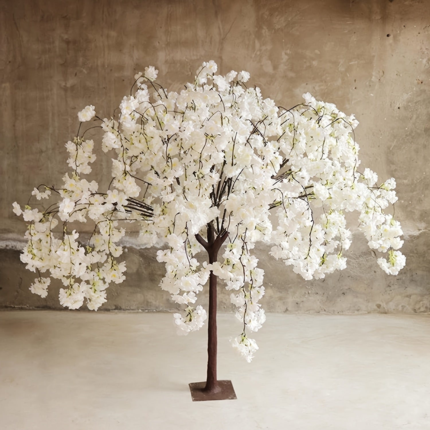 Artificial Flower Cherry Blossoms Tree Wedding Decoration Cherry Blossom Branch Home Garden Decor Desktop Artificiales Tree
