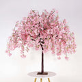 Artificial Flower Cherry Blossoms Tree Wedding Decoration Cherry Blossom Branch Home Garden Decor Desktop Artificiales Tree